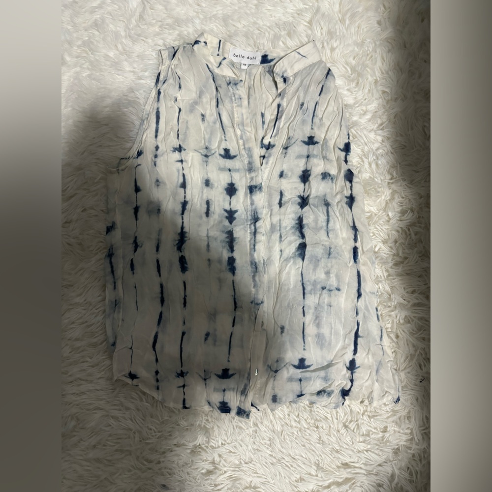 Bella Dahl Tank-top / Sleeveless Button Down XS